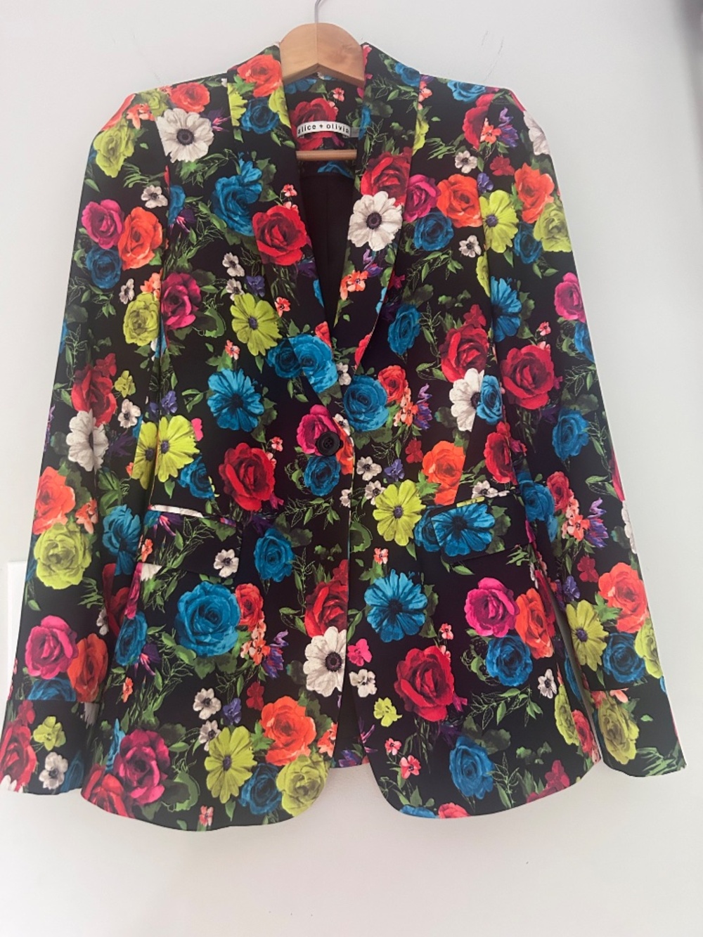 Alice + Olivia Macey Floral Blazer size 0 - Picture 12 of 12